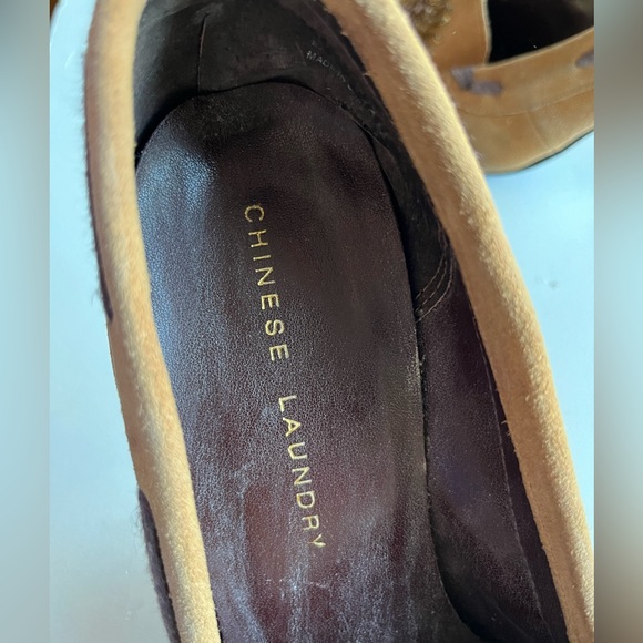 Steve Madden - Beaded Leather High Heel Moccasins - Size 10M - Picture 3 of 4